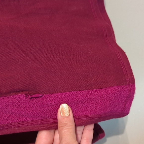 Women's Title Nine Size Medium Long Sleeve Top Pink Wool Blend Base Layer - Picture 3 of 9